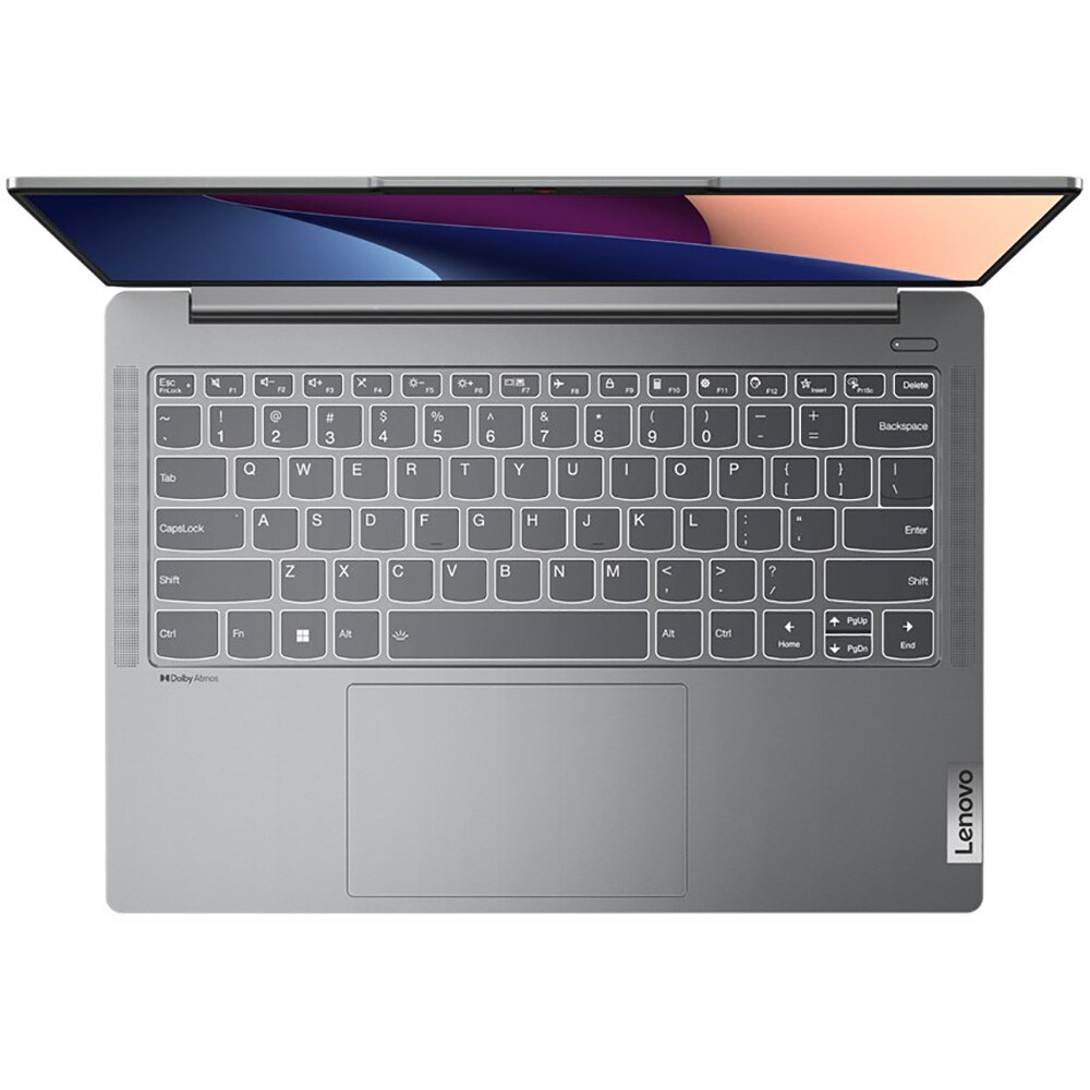 Laptop LENOVO IdeaPad Pro 5 14IRH8, Intel Core i5-13500H pana la 4.7GHz, 14" 2.8K, 32GB, SSD 512GB, NVIDIA GeForce RTX 3050 6GB, Free DOS, Arctic Grey