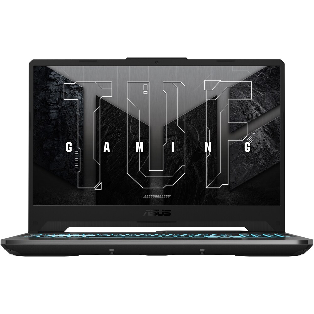 Laptop Gaming ASUS TUF F15 FX506HE-HN376, Intel Core i7-11800H pana la 4.6Ghz, 15.6" Full HD, 16GB, SSD 512GB, NVIDIA GeForce RTX 3050 Ti 4GB, Free DOS, Graphite Black