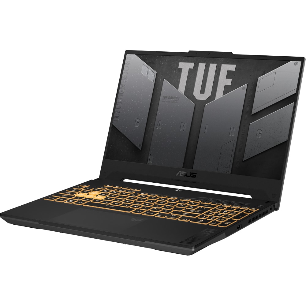 Laptop Gaming ASUS TUF F15 FX507VU-LP150, Intel Core i7-13620H pana la 4.9GHz, 15.6" Full HD, 16GB, SSD 512GB, NVIDIA GeForce RTX 4050 6GB, Free DOS, Mecha Gray