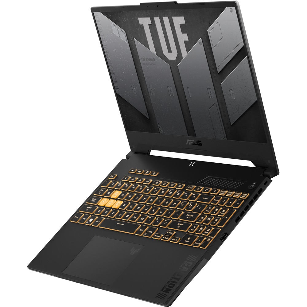 Laptop Gaming ASUS TUF F15 FX507ZV4-HQ039, Intel Core i7-12700H pana la 4.7Ghz, 15.6" WQHD, 16GB, SSD 512GB, NVIDIA GeForce RTX 4060 8GB, Free DOS, Mecha Gray