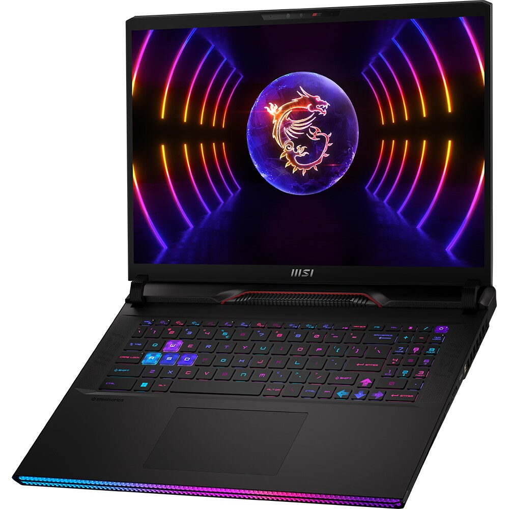Laptop Gaming MSI Raider GE78HX 13VH-081RO, Intel Core i9-13950HX pana la 5.5GHz, 17" QHD+, 32GB, SSD 4TB, NVIDIA GeForce RTX 4080 12GB, Windows 11 Home, negru