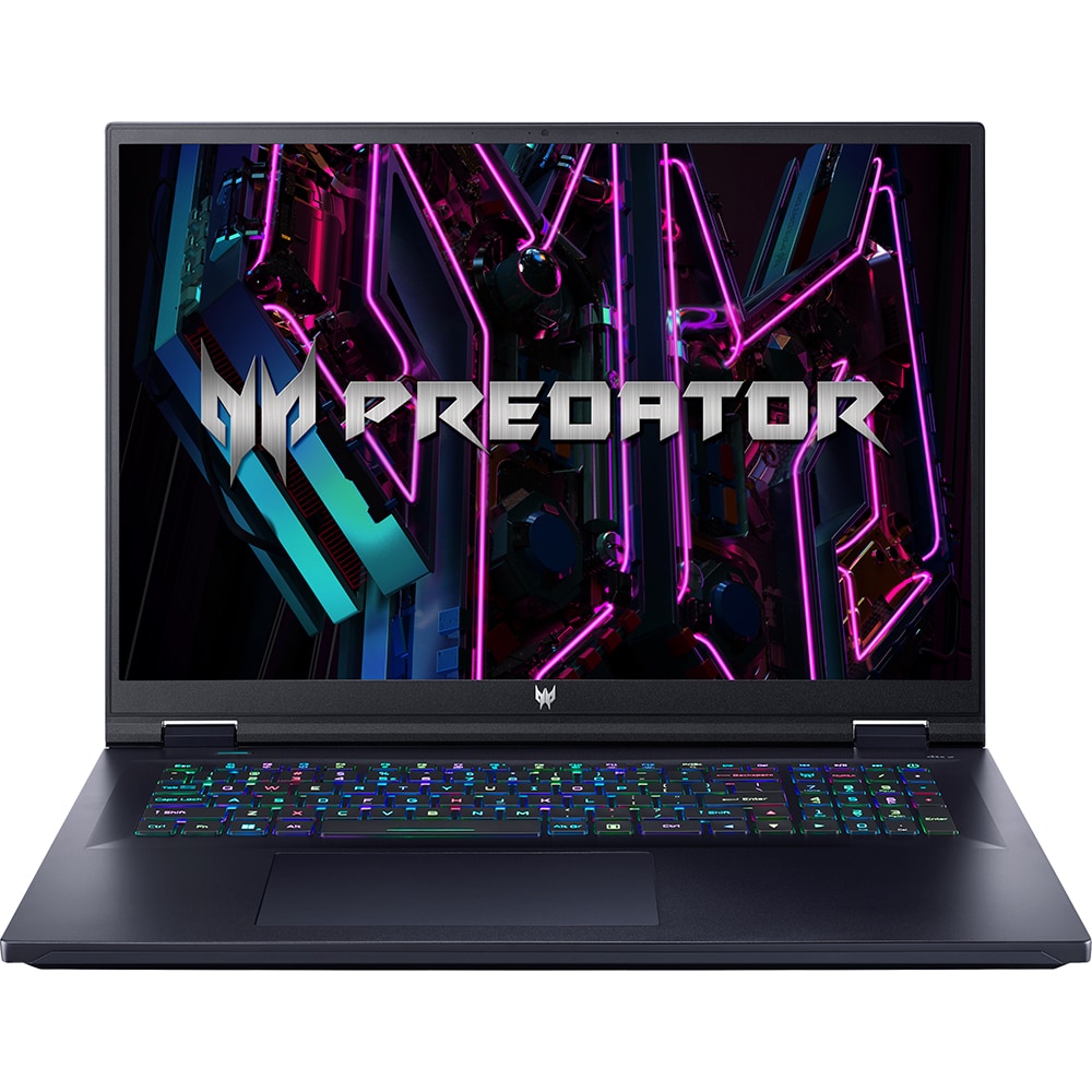 Laptop Gaming ACER Predator Helios 18 PH18-71-76CZ, Intel Core i7-13700HX pana la 5GHz, 18" WQXGA, 32GB, SSD 1TB, NVIDIA GeForce RTX 4060 8GB, Free DOS, negru