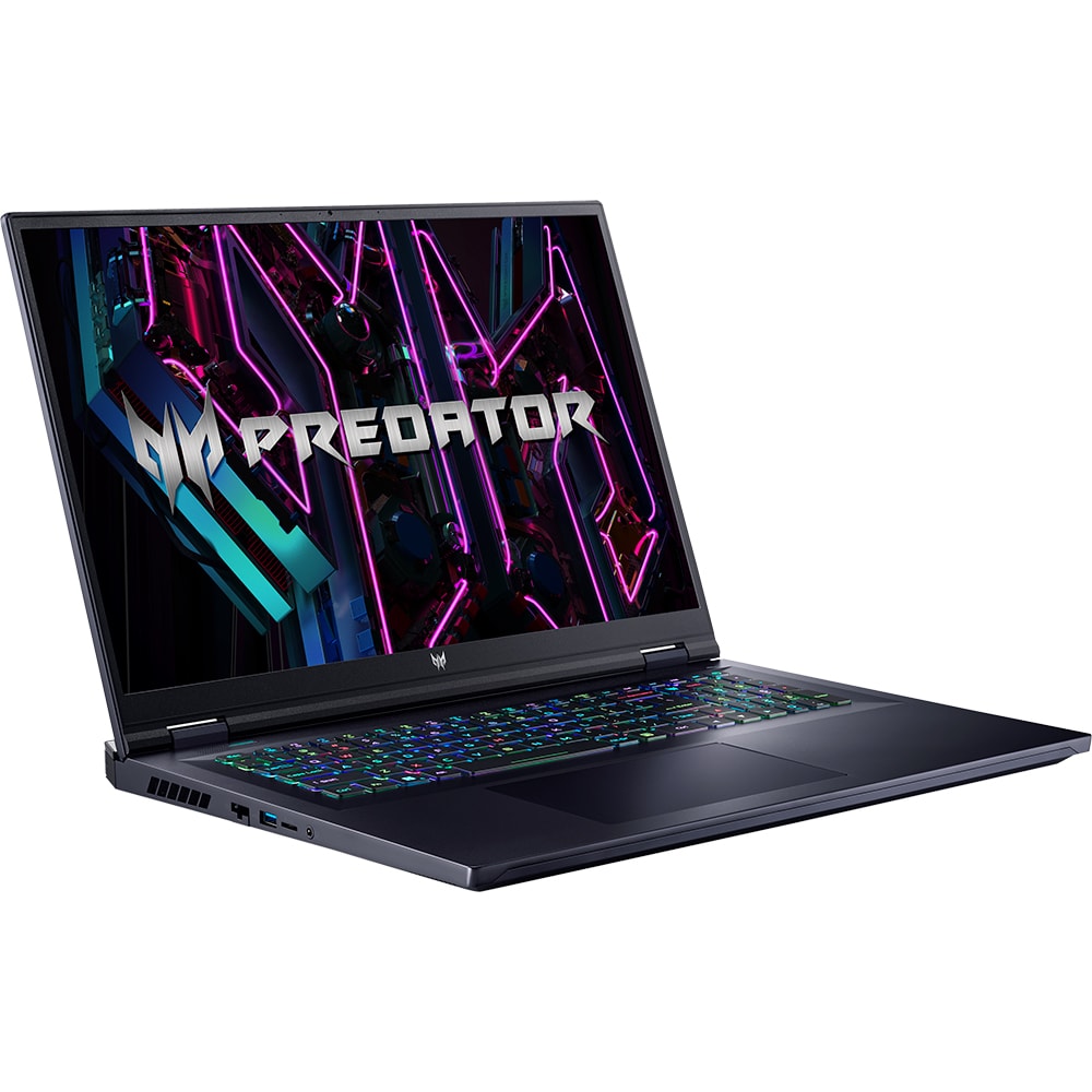 Laptop Gaming ACER Predator Helios 18 PH18-71-76CZ, Intel Core i7-13700HX pana la 5GHz, 18" WQXGA, 32GB, SSD 1TB, NVIDIA GeForce RTX 4060 8GB, Free DOS, negru