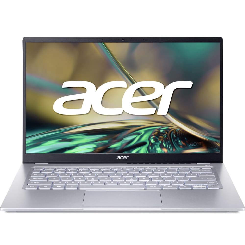 Laptop ACER Swift 3 SF314-44, AMD Ryzen 5 5625U pana la 4.3 GHz, 14" Full HD, 8GB, SSD 512GB, AMD Radeon Graphics, Free DOS, argintiu
