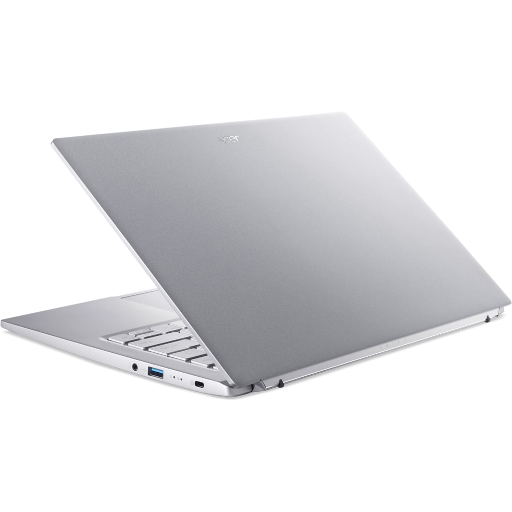 Laptop ACER Swift 3 SF314-44, AMD Ryzen 5 5625U pana la 4.3 GHz, 14" Full HD, 8GB, SSD 512GB, AMD Radeon Graphics, Free DOS, argintiu
