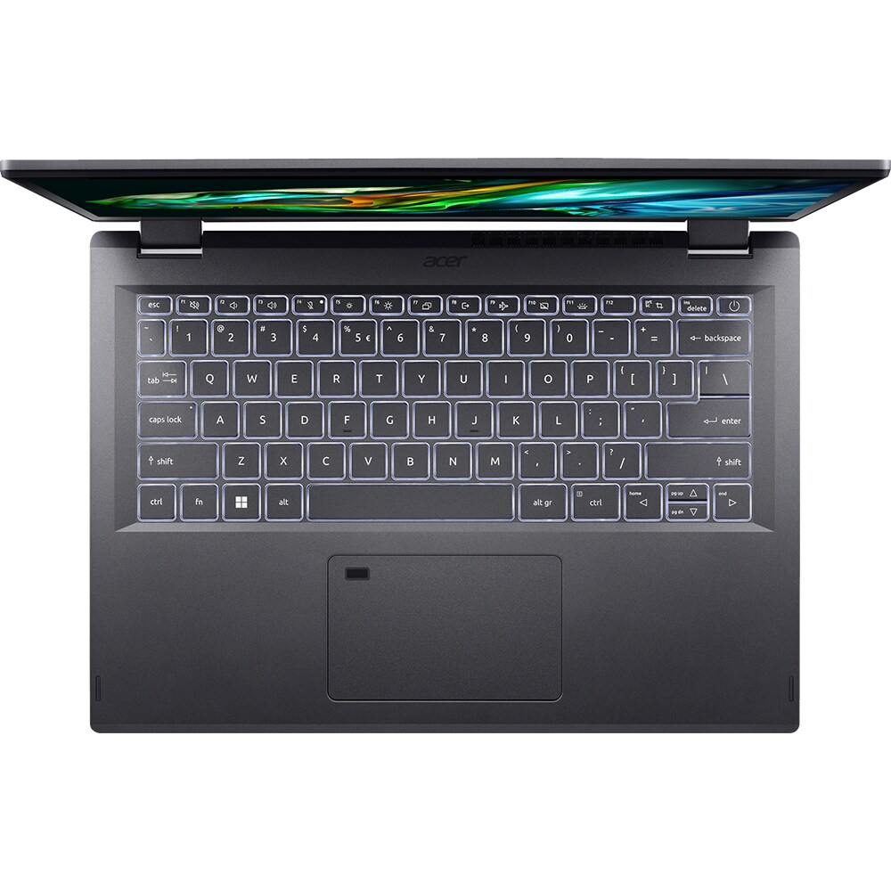 Laptop 2 in 1 ACER Aspire 5 Spin 14 A5SP14-51MTN-55UK, Intel Core I5-1335U pana la 4.6GHz, 14" WUXGA, 16GB, SSD 512GB, Intel Iris Xe, Free DOS, iron