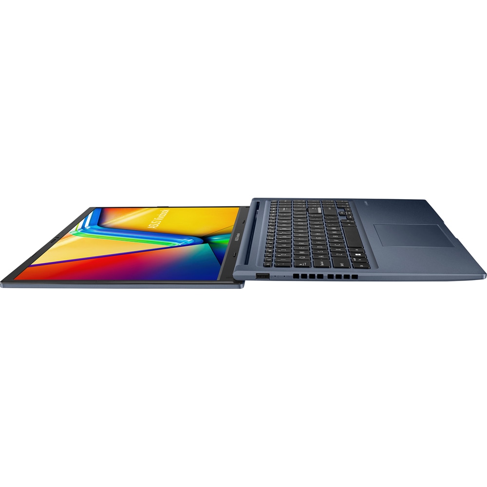 Laptop ASUS Vivobook 15 F1504ZA-BQ1617W, Intel Core i3-1215U pana la 4.4GHz, 15.6" Full HD, 8GB, SSD 512GB, Intel UHD Graphics, Windows 11 Home, albastru