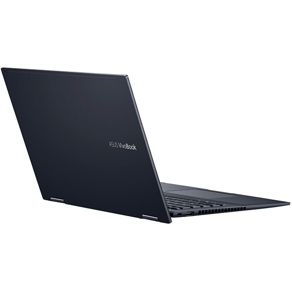 Laptop ASUS VivoBook Flip 14 TM420IA-EC061T, AMD Ryzen 7 4700U pana la 4.1GHz, 14" Full HD Touch, 16GB, SSD 512GB, AMD Radeon Graphics, Windows 10 Home, negru