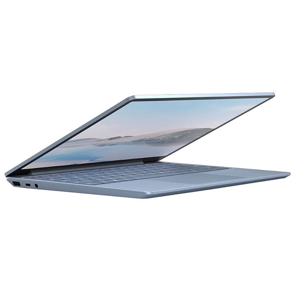 Laptop MICROSOFT Surface Go, Intel Core i5-1035G1 pana la 3.6GHz, 12.4" Touch, 8GB, SSD 128GB, Intel UHD Graphics, Windows 10 S, albastru deschis
