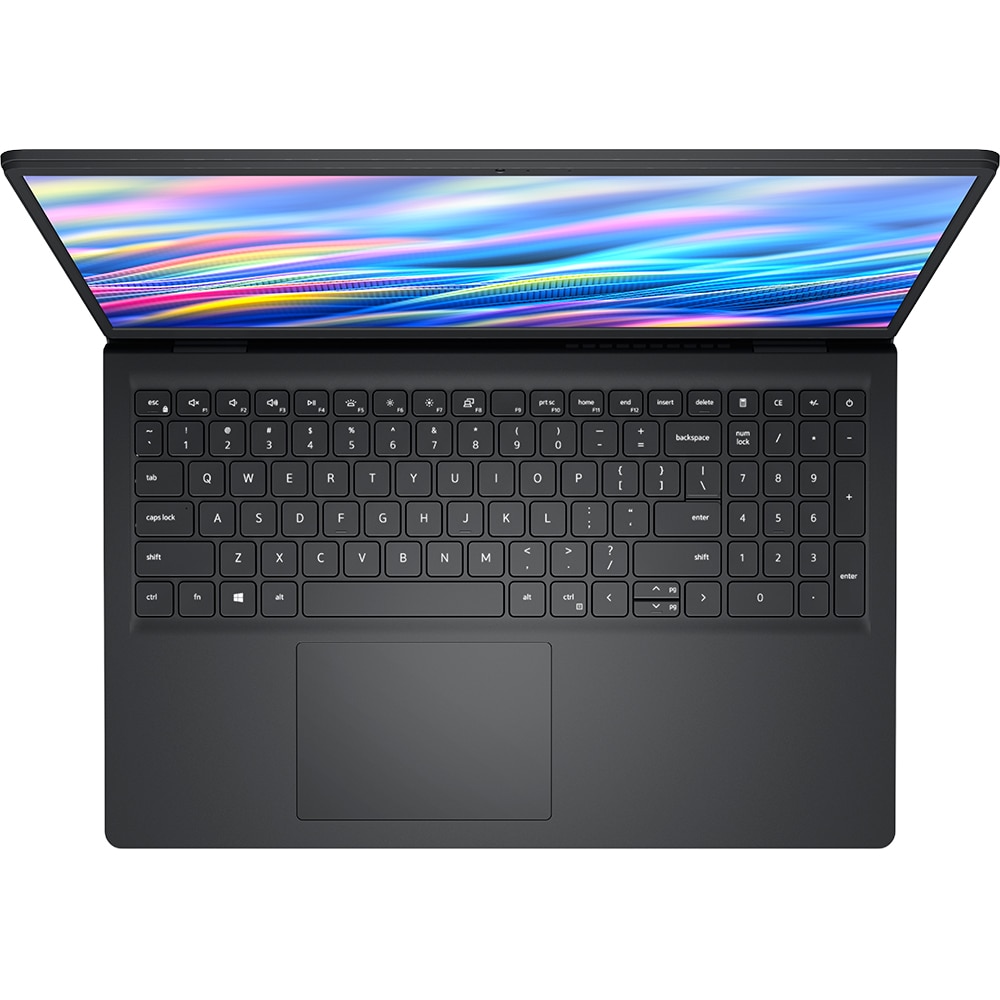 Laptop DELL 15 DC15250, Intel Core i7-1355U pana la 5GHz, 15.6" Full HD, 16GB, SSD 512GB, Intel UHD Graphics, Free Dos, Carbon Black