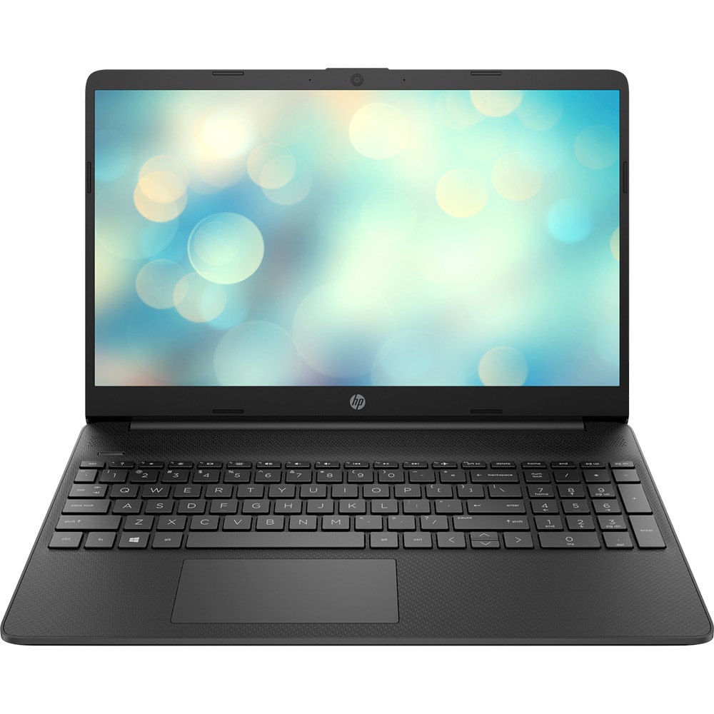 Laptop HP 15s-fq5038nq, Intel Core i3-1215U pana la 4.4GHz, 15.6" FHD, 8GB, SSD 512GB, Intel UHD Graphics, Free DOS, negru