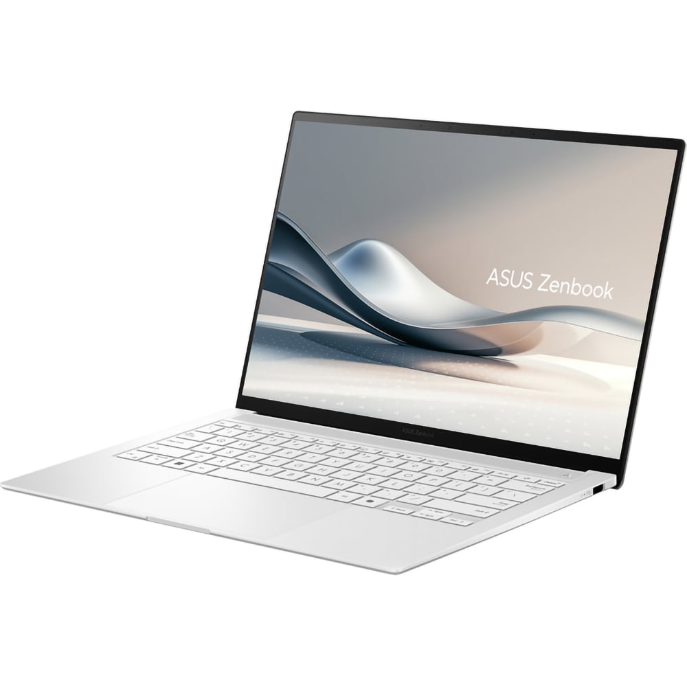 Laptop ASUS Zenbook S 14 OLED UX5406SA-PZ278X, Intel Core Ultra 7 258V pana la 4.8GHz, 14" 3K Touch, 32GB, SSD 1TB, Intel Arc Graphics, Windows 11 Pro, Scandinavian White