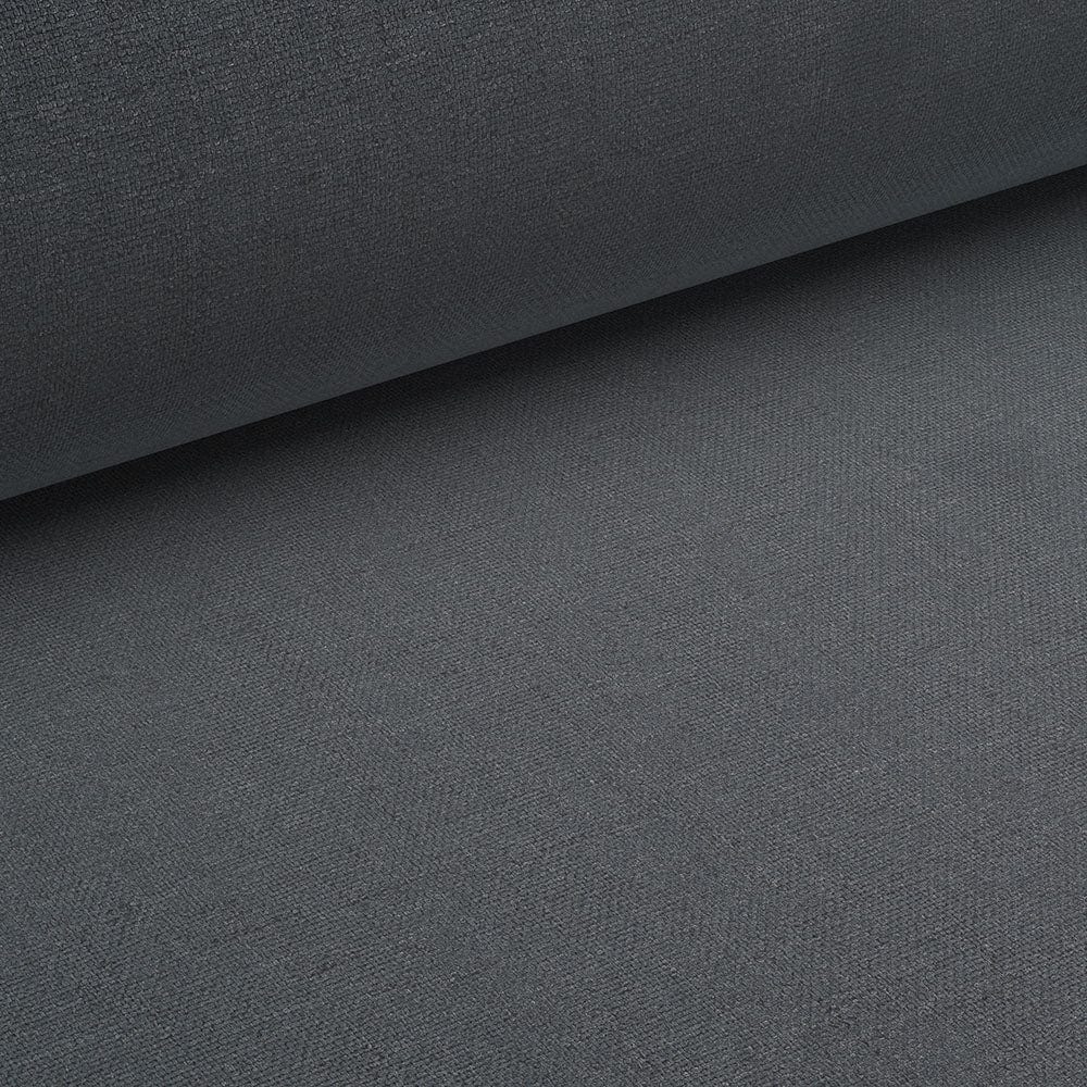 Canapea extensibila Larin, 3 locuri, lada depozitare, 220 x 100 x 90 cm, gri inchis