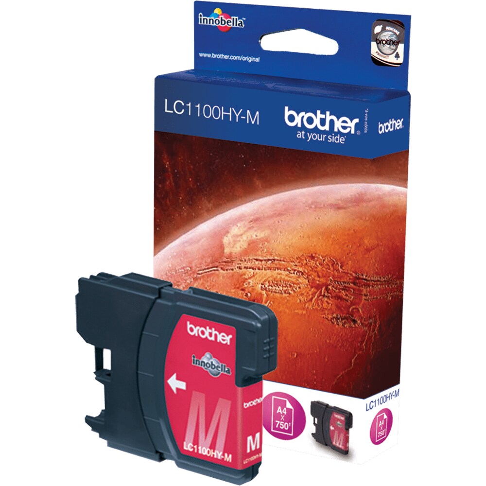 Cartus original BROTHER LC1100HYM, magenta