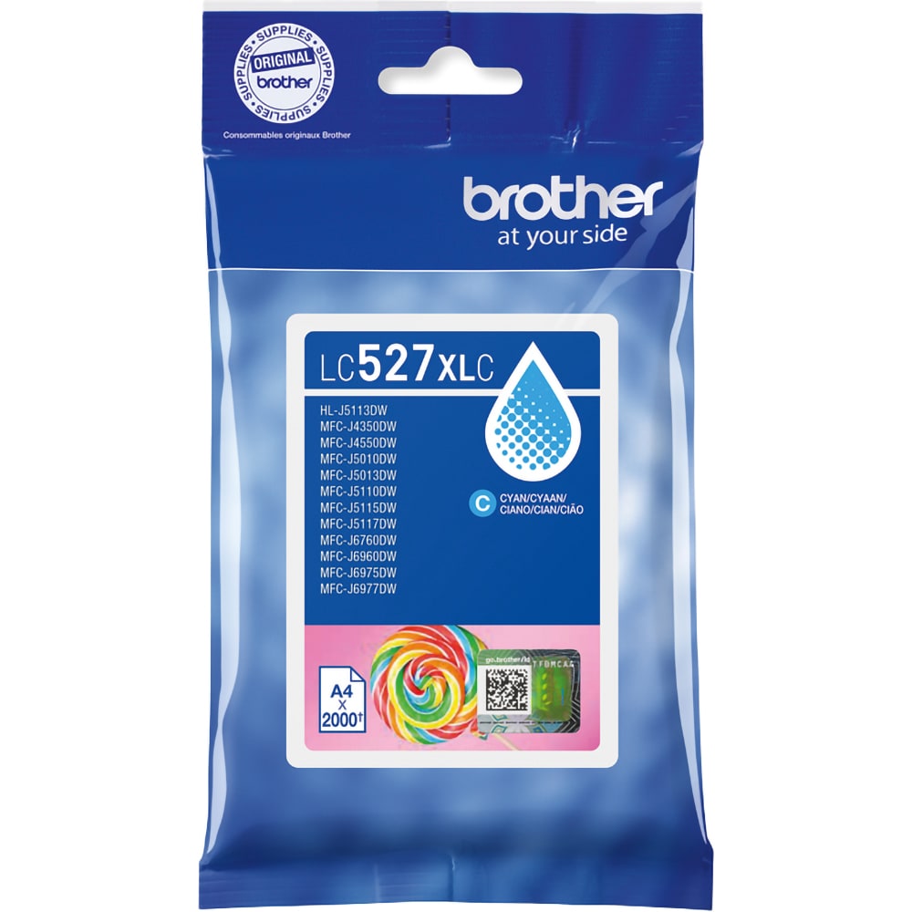 Cartus original BROTHER LC527XLC, cyan