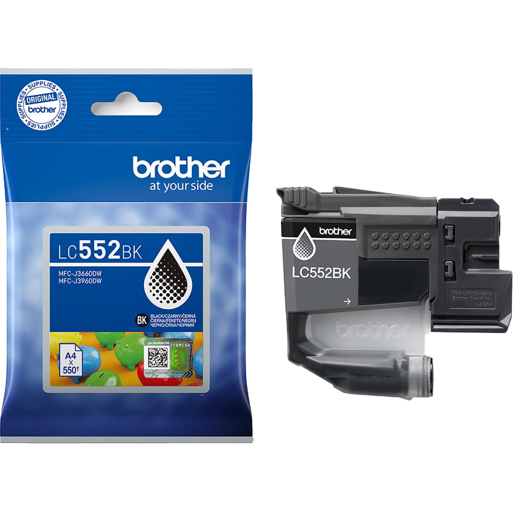 Cartus original BROTHER LC552BK, negru