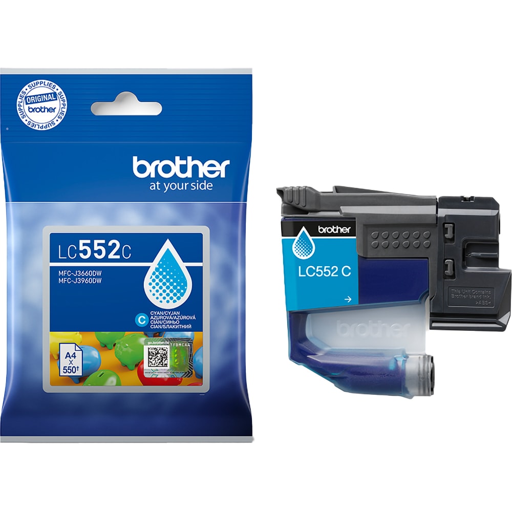 Cartus original BROTHER LC552C, cyan