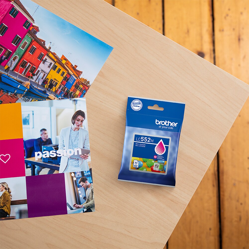 Cartus original BROTHER LC552M, magenta