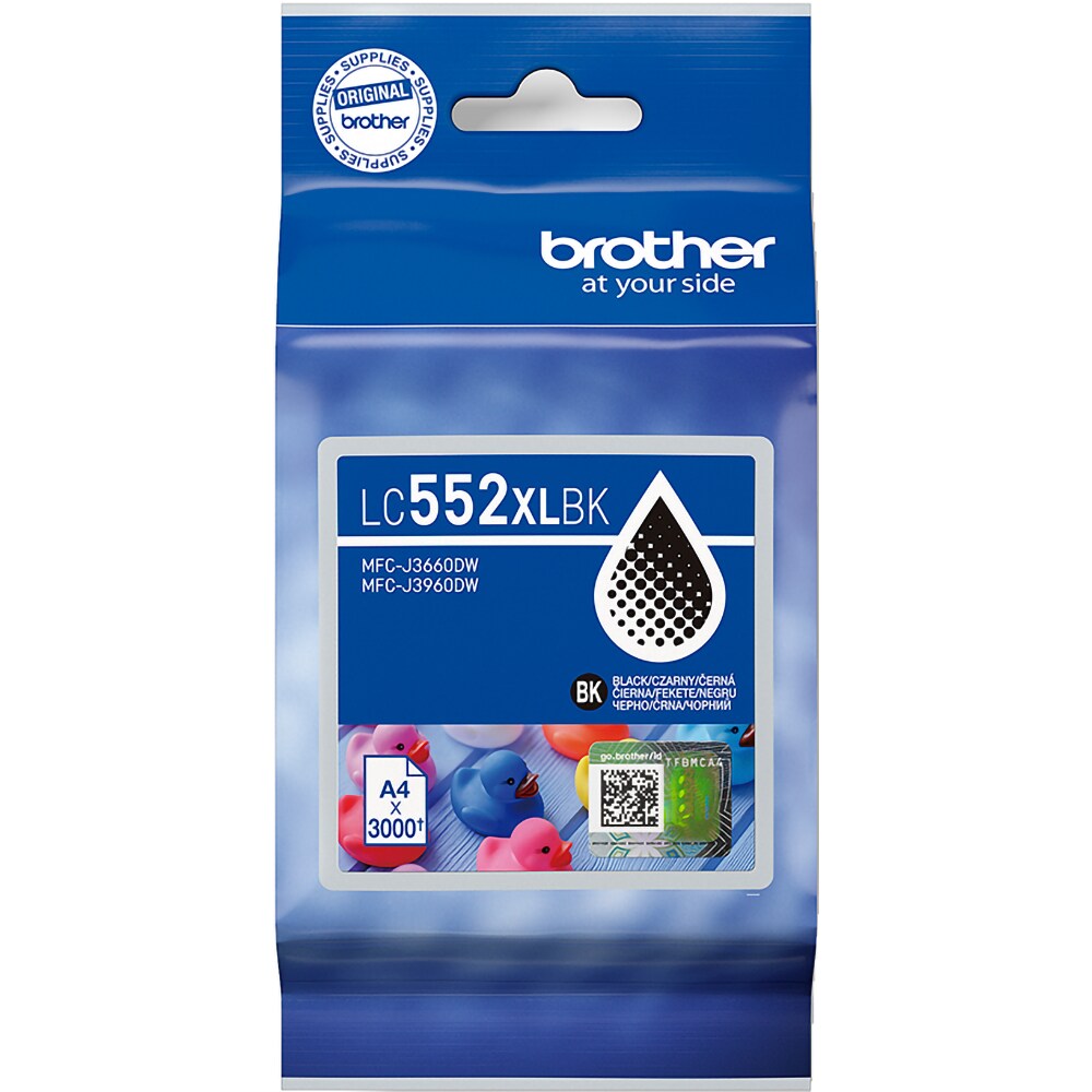 Cartus original BROTHER LC552XLBK, negru