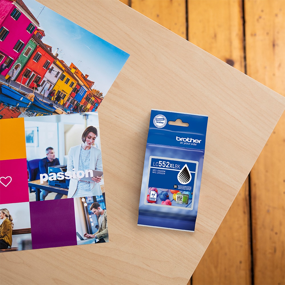 Cartus original BROTHER LC552XLBK, negru