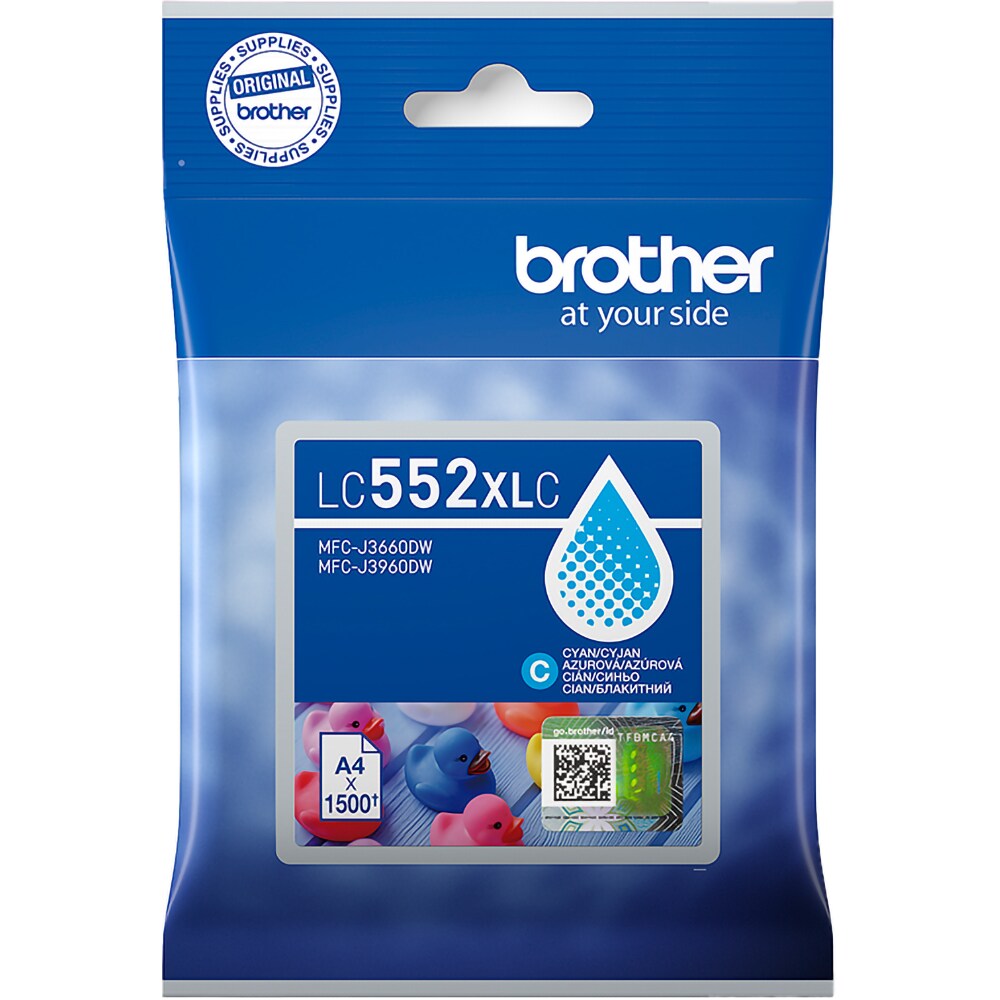 Cartus original BROTHER LC552XLC, cyan