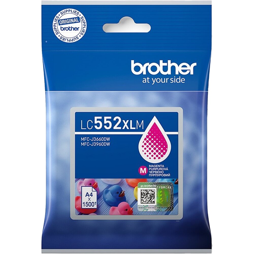 Cartus original BROTHER LC552XLM, magenta
