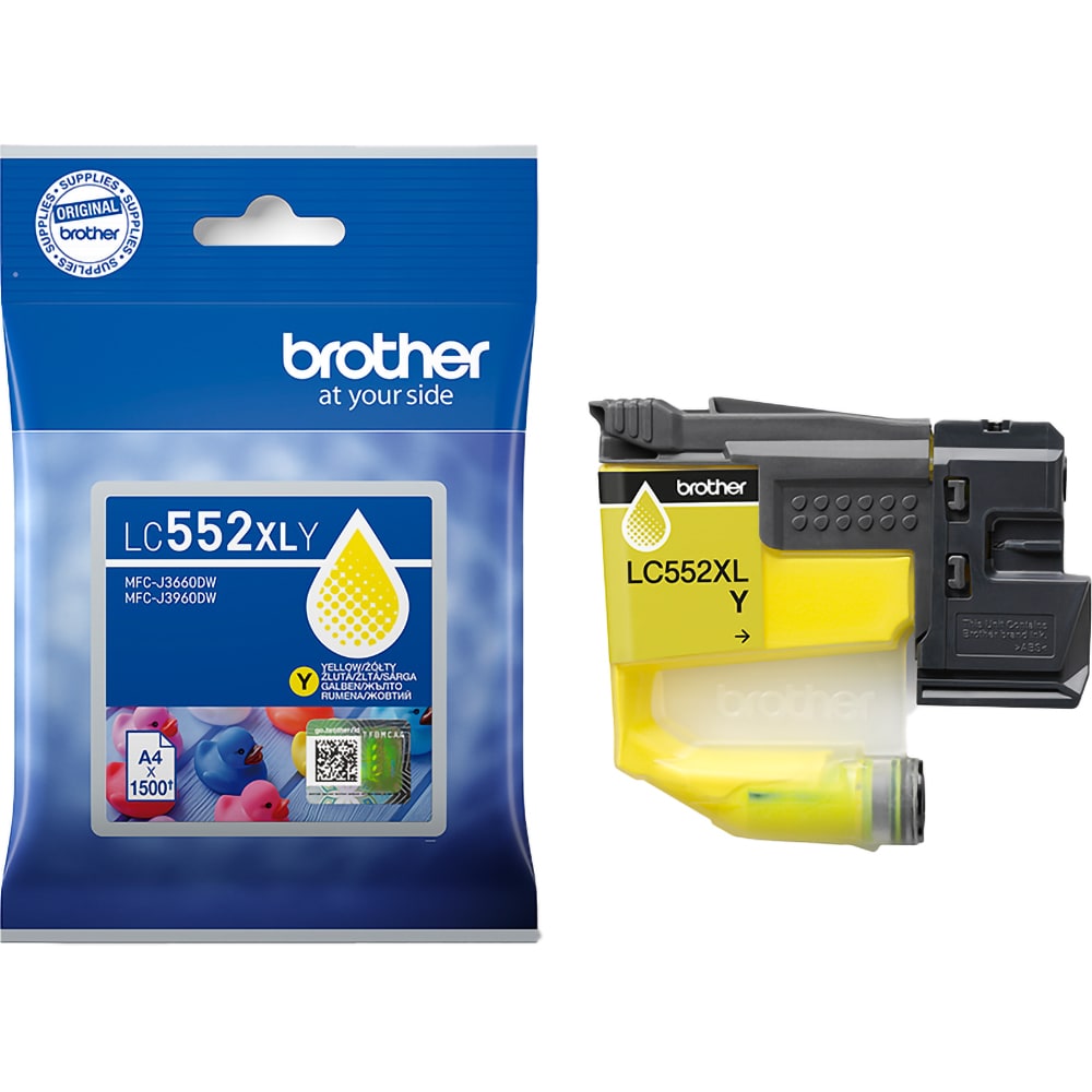 Cartus original BROTHER LC552XLY, galben