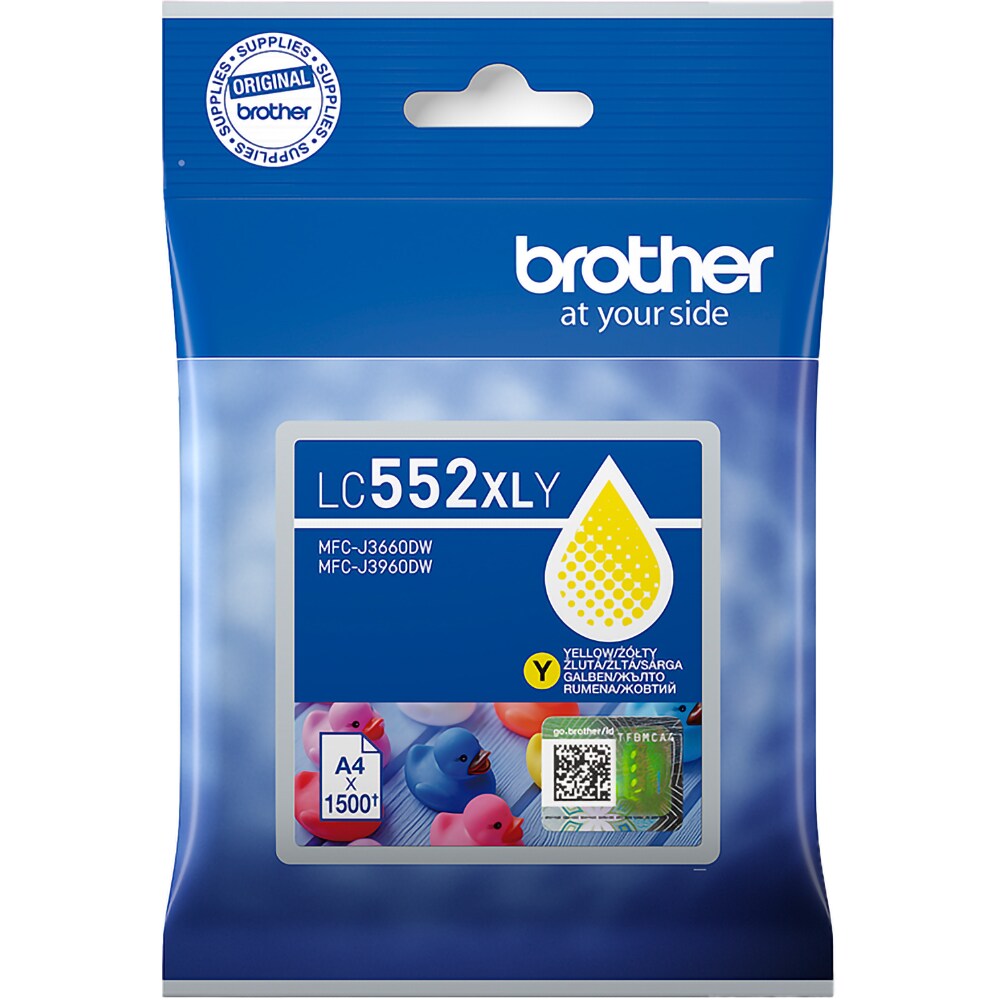 Cartus original BROTHER LC552XLY, galben