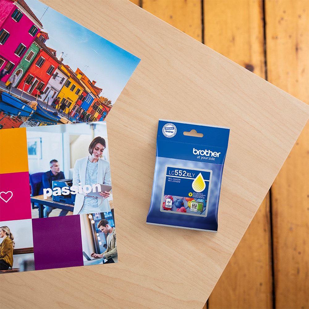 Cartus original BROTHER LC552XLY, galben