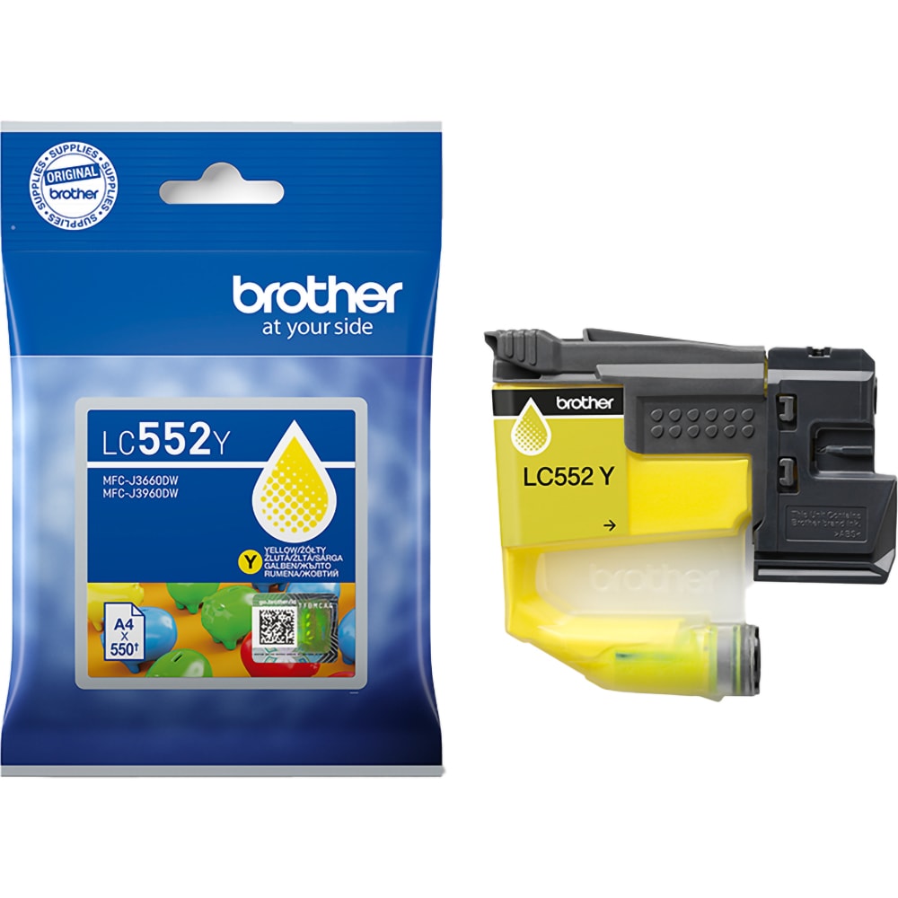 Cartus original BROTHER LC552Y, galben