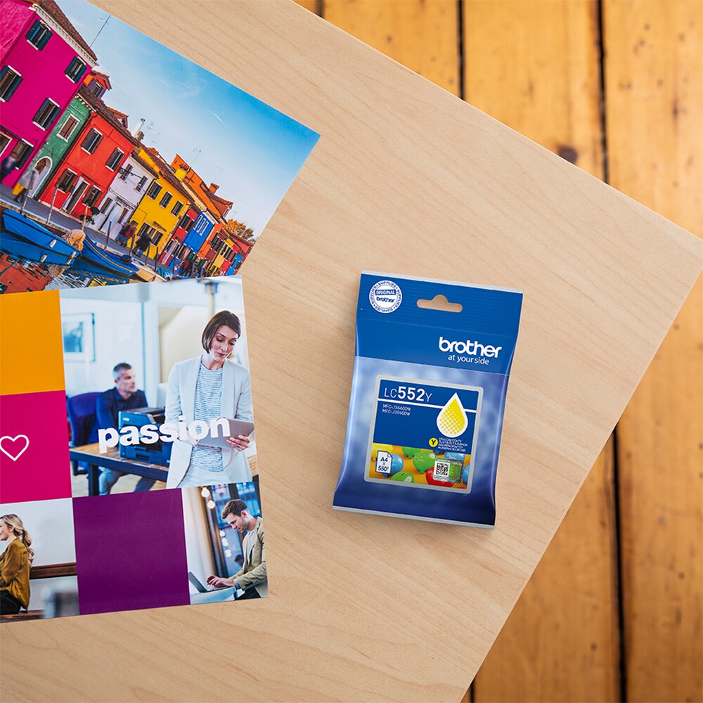 Cartus original BROTHER LC552Y, galben