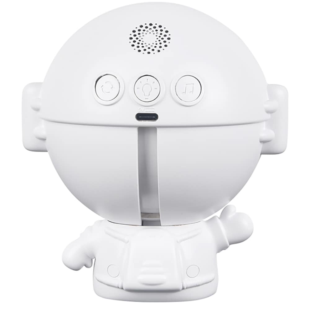 Lampa de veghe 3in1 EASYCARE Astronaut cu proiectii EASY00229, alb-negru