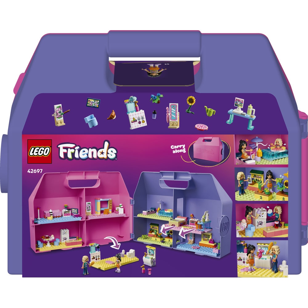 LEGO Friends: Valiza-casuta de papusi creativa 426970, 6 ani+, 355 piese