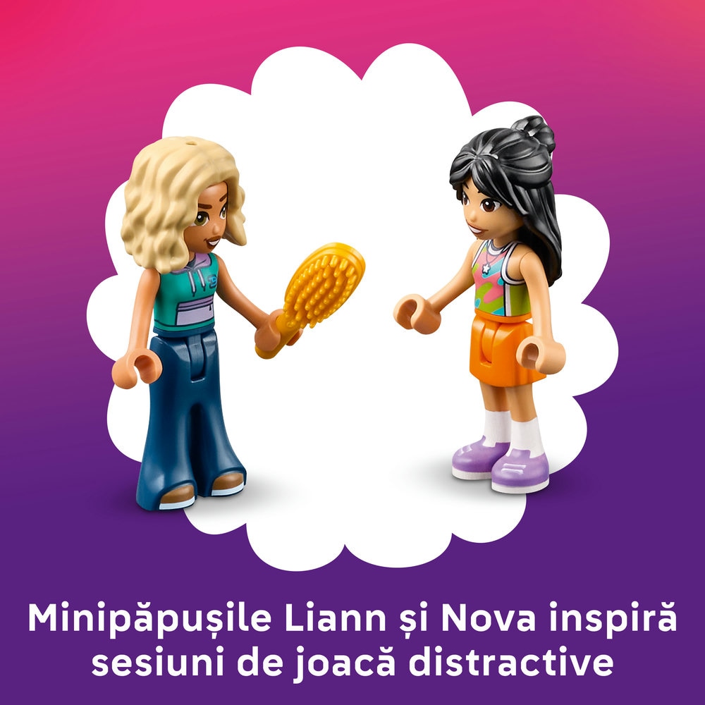 LEGO Friends: Valiza-casuta de papusi creativa 426970, 6 ani+, 355 piese