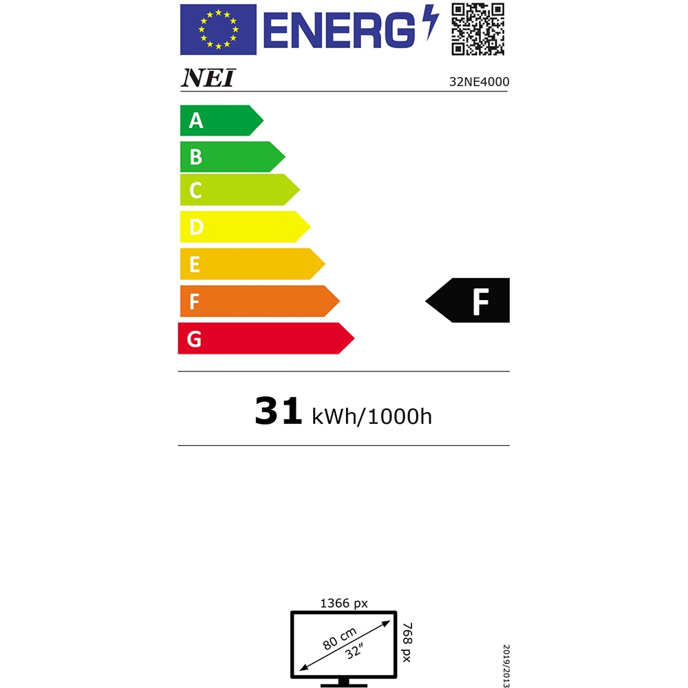 Televizor LED NEI 32NE4000, HD, 80 cm
