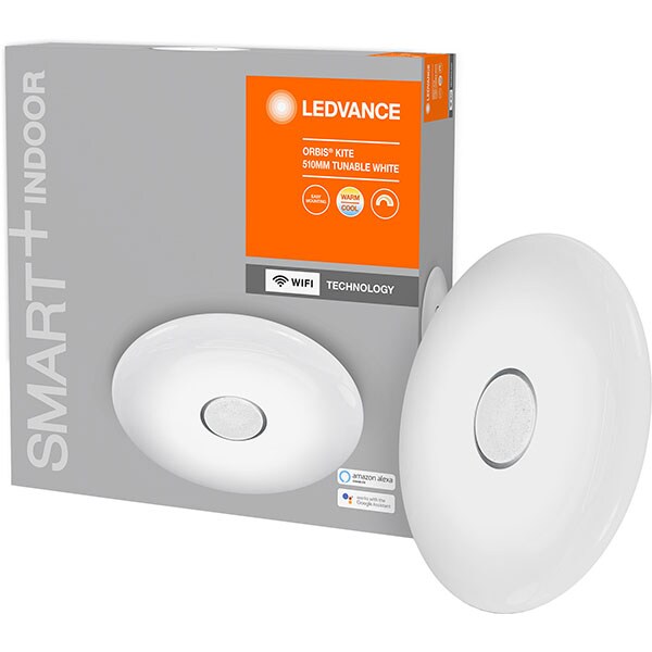 Plafoniera LED LEDVANCE ORBIS Kite 510 WT, 32W, 3300lm, Wi-Fi, lumina variabila, alb
