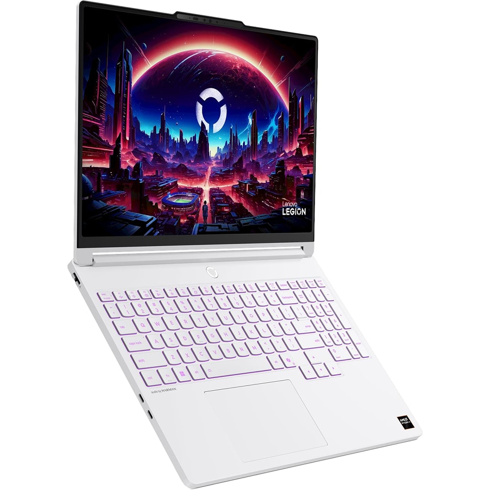 Laptop gaming LENOVO Legion 5 15AGP11, AMD Ryzen AI 9 465 pana la 5GHz, 15.3" WQXGA, 32GB, SSD 1TB, NVIDIA GeForce RTX 5070 12GB, Free DOS, Glacier White