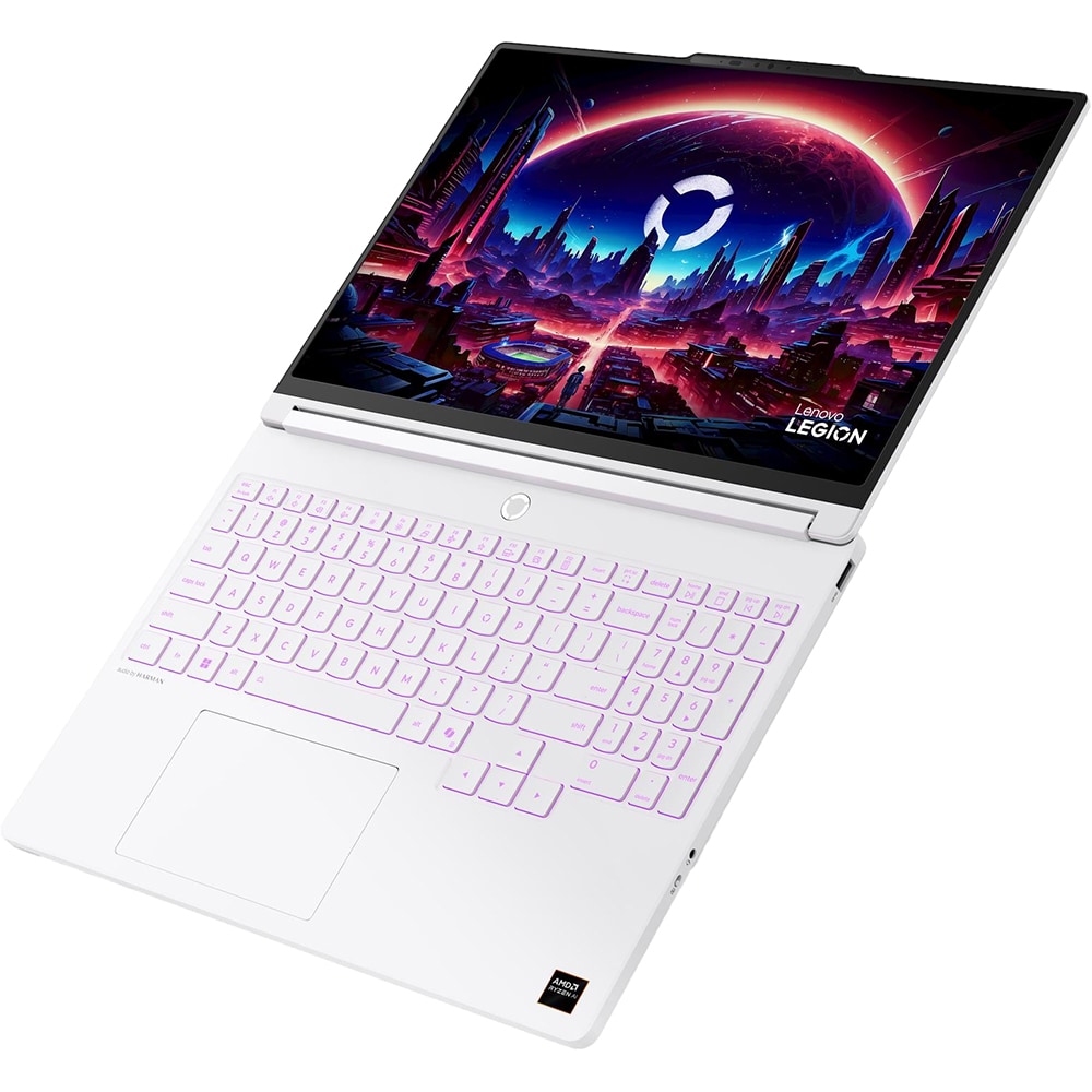 Laptop gaming LENOVO Legion 5 15AGP11, AMD Ryzen AI 9 465 pana la 5GHz, 15.3" WQXGA, 32GB, SSD 1TB, NVIDIA GeForce RTX 5070 12GB, Free DOS, Glacier White