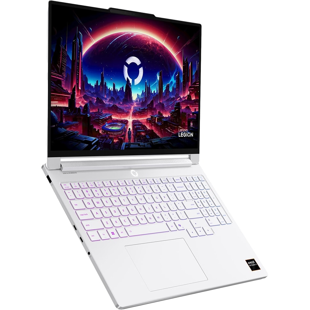 Laptop Gaming LENOVO Legion 7 16AGP11, AMD Ryzen AI 9 HX 470 pana la 5.2GHz, 16" WQXGA OLED, 32GB, SSD 1TB, NVIDIA GeForce RTX 5060 8GB, Free DOS, Glacier White