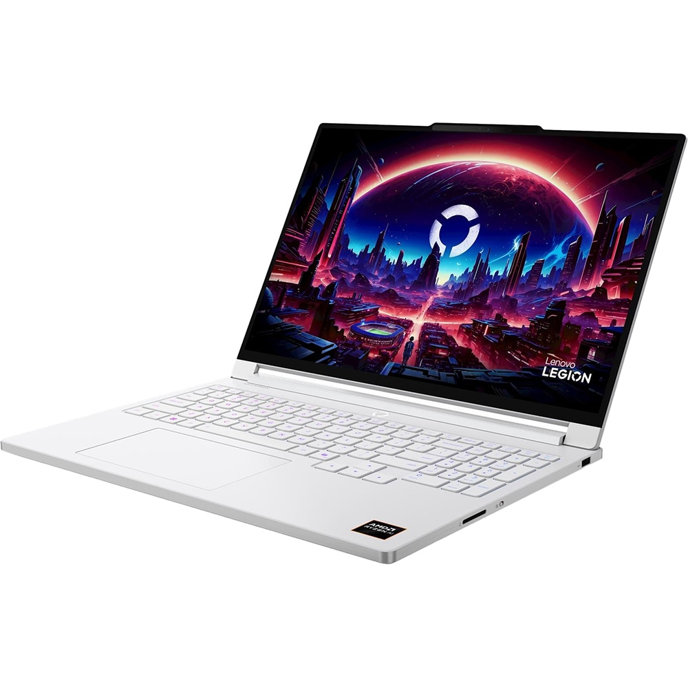 Laptop Gaming LENOVO Legion 7 16AGP11, AMD Ryzen AI 9 HX 470 pana la 5.2GHz, 16" WQXGA OLED, 32GB, SSD 1TB, NVIDIA GeForce RTX 5060 8GB, Free DOS, Glacier White