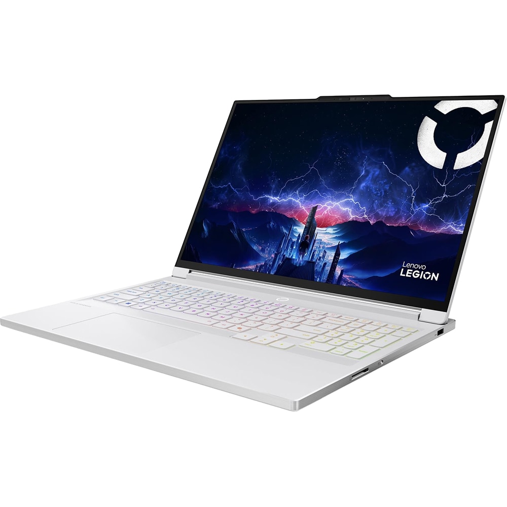 Laptop Gaming LENOVO Legion 7 16IAX10, Intel Core Ultra 7 255HX pana la 5.2GHz, 16" WQXGA, 32GB, SSD 1TB, NVIDIA GeForce RTX 5060 8GB, Free DOS, Glacier White