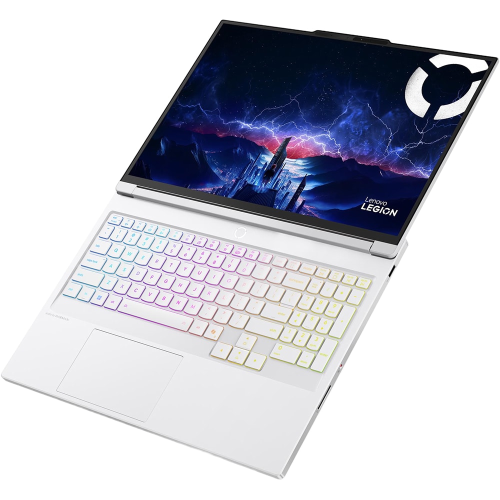 Laptop Gaming LENOVO Legion 7 16IAX10, Intel Core Ultra 7 255HX pana la 5.2GHz, 16" WQXGA, 32GB, SSD 1TB, NVIDIA GeForce RTX 5060 8GB, Free DOS, Glacier White