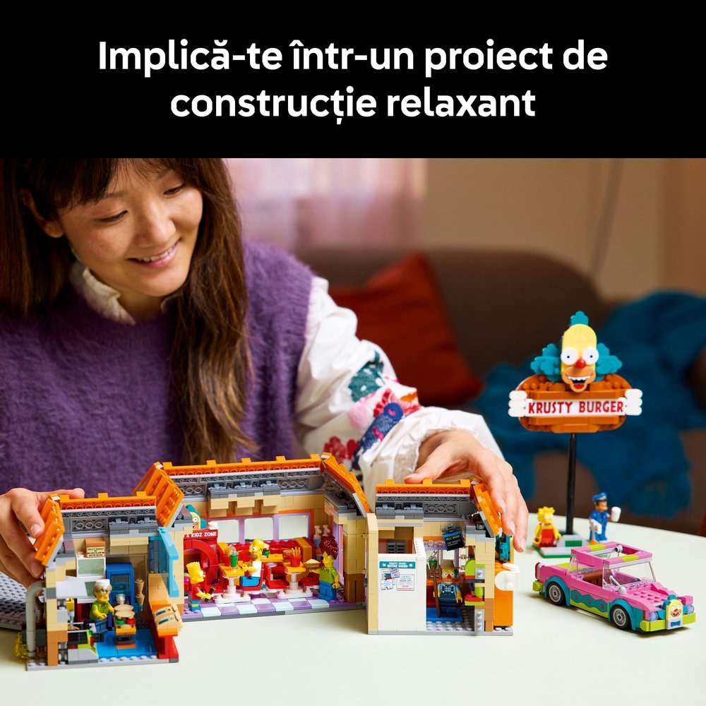 LEGO Icons: The Simpsons - Krusty Burger 10352, 18 ani+, 1635 piese