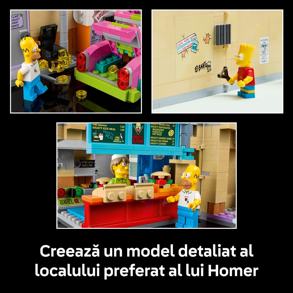 LEGO Icons: The Simpsons - Krusty Burger 10352, 18 ani+, 1635 piese
