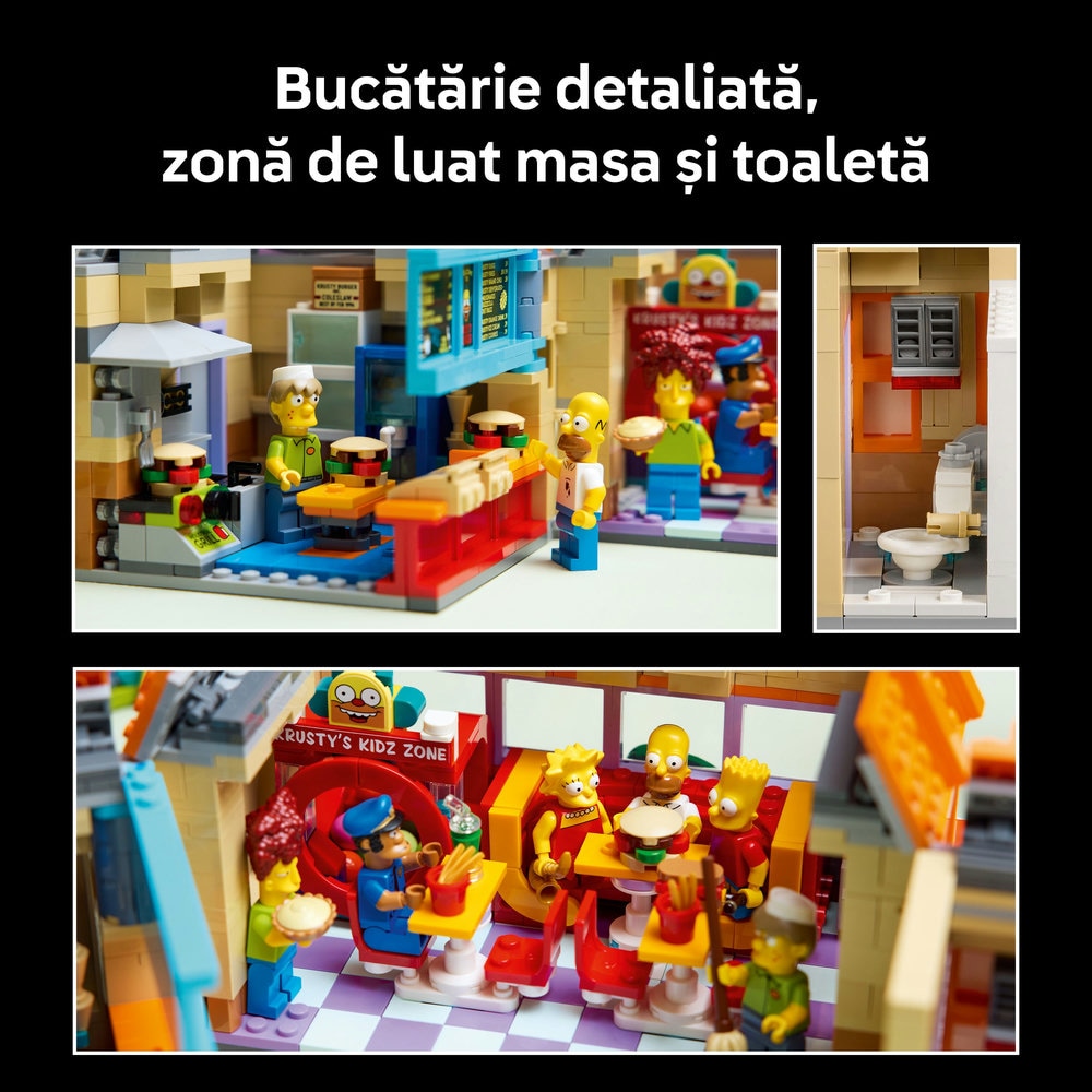 LEGO Icons: The Simpsons - Krusty Burger 10352, 18 ani+, 1635 piese