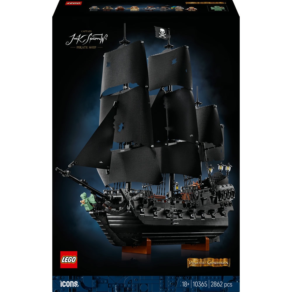 LEGO Icons: Corabia de pirati a capitanului Jack Sparrow 10365, 18 ani+, 2862 piese