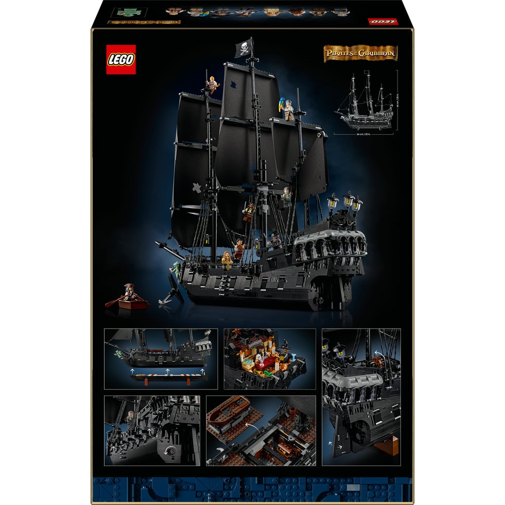 LEGO Icons: Corabia de pirati a capitanului Jack Sparrow 10365, 18 ani+, 2862 piese