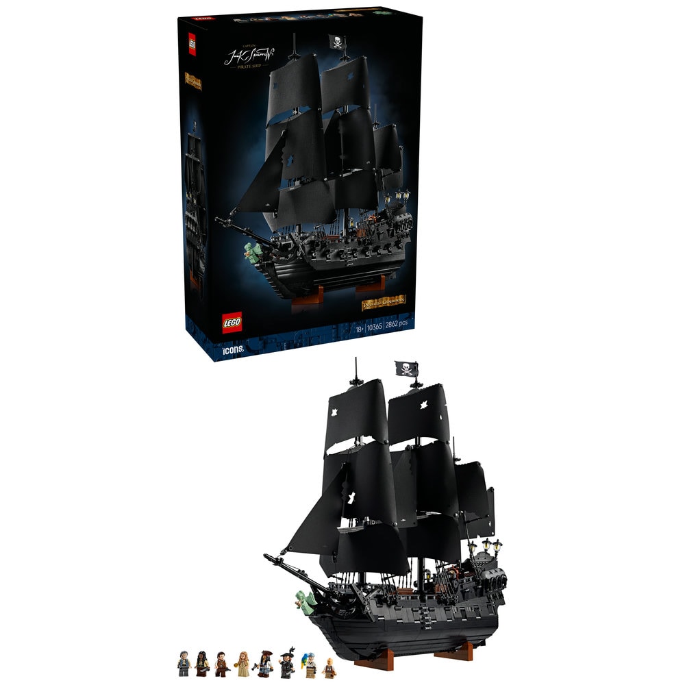 LEGO Icons: Corabia de pirati a capitanului Jack Sparrow 10365, 18 ani+, 2862 piese