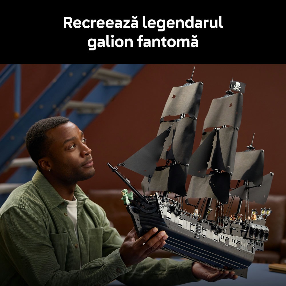 LEGO Icons: Corabia de pirati a capitanului Jack Sparrow 10365, 18 ani+, 2862 piese