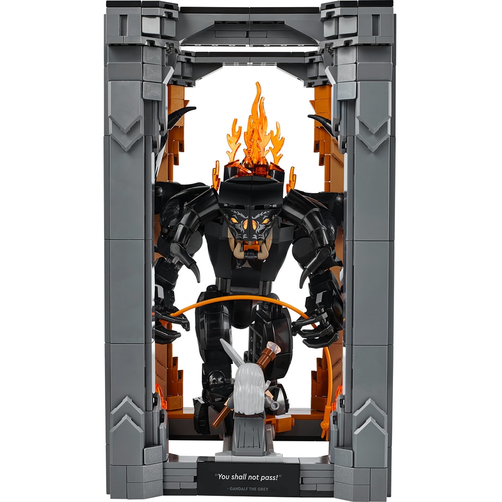 LEGO Icons: Stapanul inelelor - Diorama pentru biblioteca cu un Balrog 10367, 18 ani+, 1201 piese